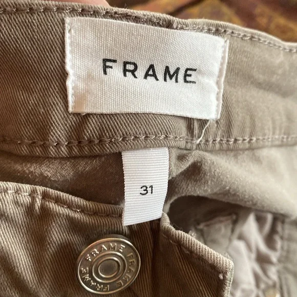 Frame men’s stone grey  pants. Size 31. L Homme slim. So soft!! Great pants!! - Picture 4 of 5